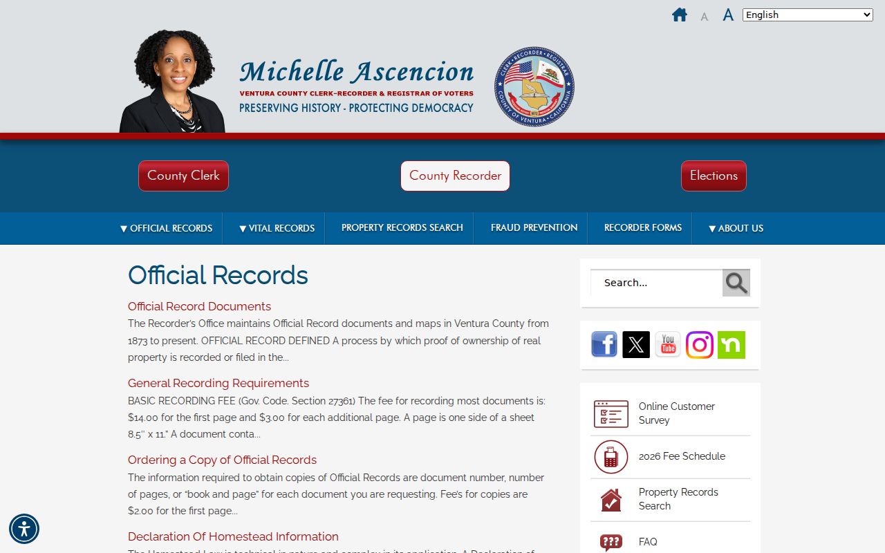 Simi Valley people search using Ventura County official records