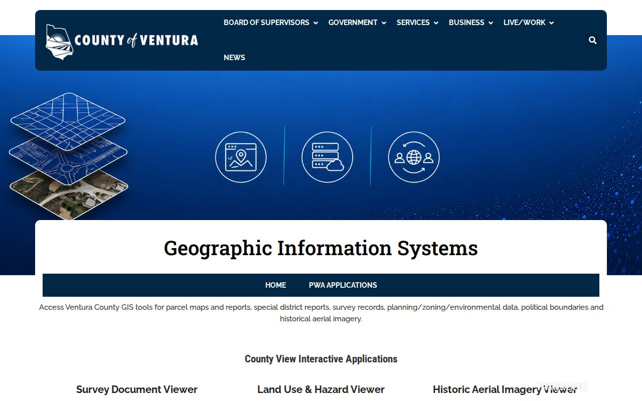 Simi Valley public records search in Ventura County View GIS