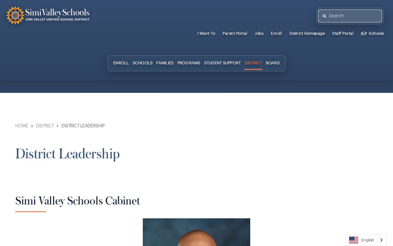 Simi Valley people directories listing for SVUSD district leadership